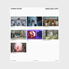 Website for HUMAN TALENT. 2020
