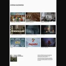 Website for HUMAN TALENT. 2020